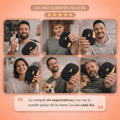 ¡Elimina el pelo de tu mascota en segundos! Manopla Quitapelos PetHair Off™ + Pelota Antiestres GRATIS